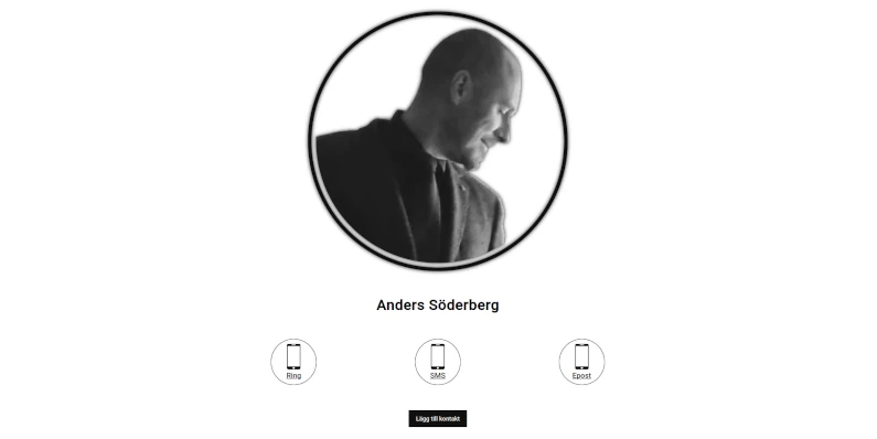 virtual business card project